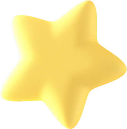 3D Floating Element Star
